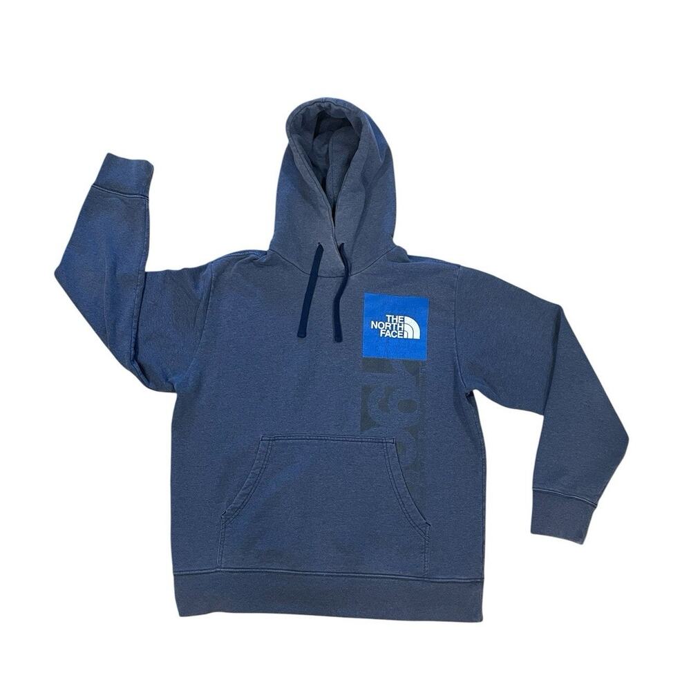 The North Face Hoodie Sweatshirt Men’s Size Large Front Pouch Blue -Casual Wear